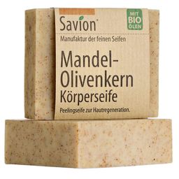 Savion Mandel-Olivenkern Körperseife und Peelingseife