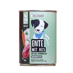 Tierliebhaber Nassfutter Ente mit Reis