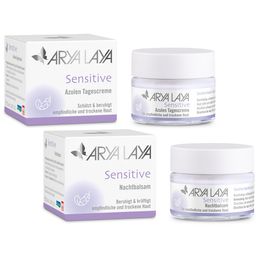 ARYA LAYA Sensitive Combi-Pack Azulen Tages und Nachtcreme