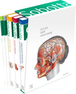 Sobotta Atlas der Anatomie, 3 Bände + Lerntabellen + Poster Collection im Schuber und 6-monatiger