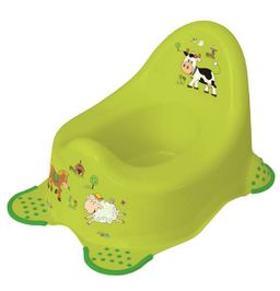 Keeeper Funny Farm Babytopf mit Anti-rutsch-Funktion grün