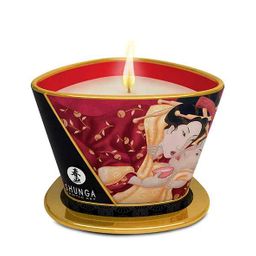Shunga - Massage Candle Strawberry 170 ml