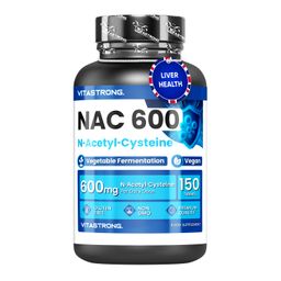 Vitastrong NAC - 150 Vegane Tabletten, Antioxidans & Detox