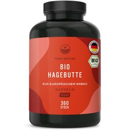 TRUE NATURE® Bio Hagebutte Kapseln Big Pack 2 Monate Vorrat - Europäischer Anbau