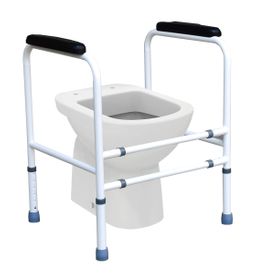 Ausilium Armlehnen WC Höhenverstellbarer Toilettengriff, für jede Toilette geeignet