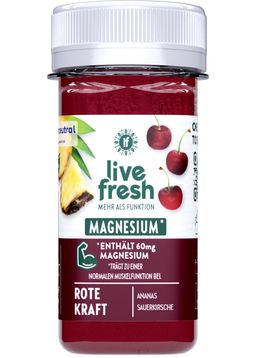 LiveFresh Magnesium Shot kaltgepresst - Rote Kraft