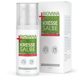 Biovana Kressesalbe Plus mit Collagen, Coenzym Q10 & Aloe Vera