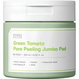 SUNGBOON EDITOR Green Tomato Pore Peeling Pads Jumbo Gesichtstoner