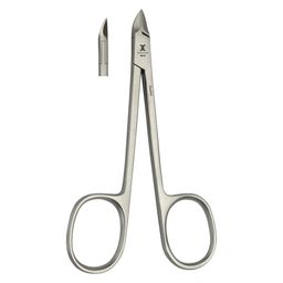 Excellent Solingen Nagelhautzange speziell für Zwischenbehandlung mit Scherengriff