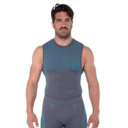 GymBeam OG1 Seamless Tank Top Herren Slim Grey/Blue