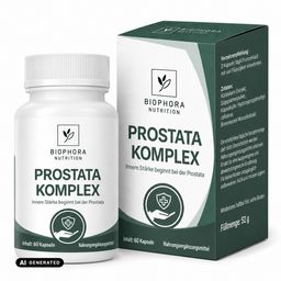 Prostata Komplex für Männer | HOCHDOSIERT mit 1000 mg Kürbiskernextrakt