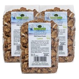 Schecker Hundesnack - ICELAND PUR Fleisch Treats Lamm