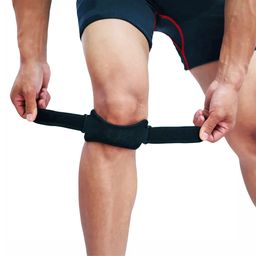 SHAPEVITAL Patellabandage Vital-Pro | verstellbar mit Klett | Silikon-Kompressionspolster