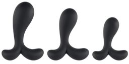 ANOS - Prostata-Analplug-Set aus Silikon für gezieltes Dehntraining
