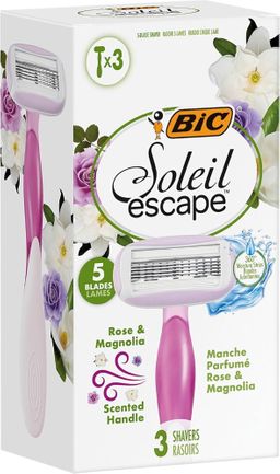 BIC Soleil Escape 5-Klingen-Einweg-Rasierer Damen
