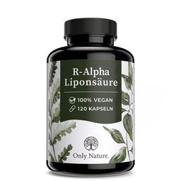 Only Nature® R Alpha Liponsäure 300mg -  ohne Zusätze - in Deutschland produziert & Laborgeprüfte