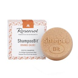 Rosenrot Naturkosmetik - ShampooBit® - festes Shampoo Orange-Salbei