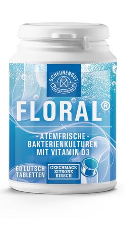 Scheunengut® Floral - Atemfrische mit L. salivarius und Vitamin D3 | Kirsch-Zitrone Geschmack
