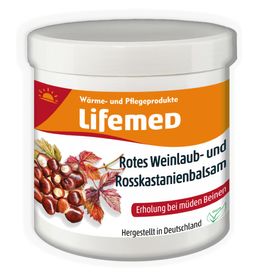 Lifemed Rotes Weinlaub- und Rosskastanienbalsam