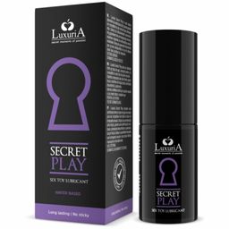 Luxuria secret play sex toys lubricant