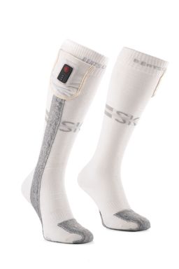 Bertschat beheizbare Socken lange Version weiß