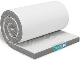 ELONEO Matratzentopper aus Visco, für Hausstauballergiker, schadstoffgeprüft, waschbar