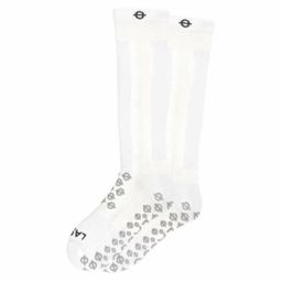 Lasso® Kompressionsstrümpfe knielang mit Grip, weiß