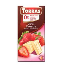 Torras White&Strawberries Chocolate