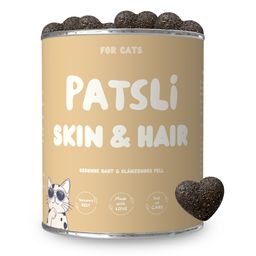 Patsli Skin & Hair | 6-in-1 Haut und Fell Complex für Katzen | Mit Biotin, Zink & Omega-3