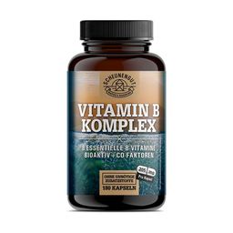 Vitamin B Komplex - Vitamin B Komplex Hochdosiert - Vegan DE SCHEUNENGUT® 180 Kapseln