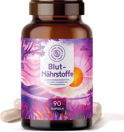 Blutnährstoffe - Gesundes Blut, Mit Eisen, Vitamin B6 und B12, Folate, Vitamin C, Himbeeren, Goji