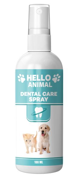 Hello Animal® Dental Spray für Hunde & Katzen | natürliche Zahnpflege & Zahnreinigung