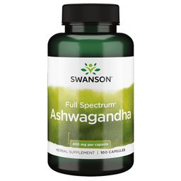 Swanson, Spectrum Ashwagandha,glutenfreie Kapseln