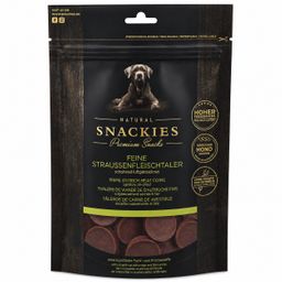 SNACKIES Feine Straussenfleischtaler - Single-Protein Snack für Hunde