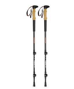 ALPENWERT Wanderstöcke Teleskop Carbon