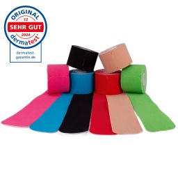 axion® Kinesiologie Tapes PRECUT Streifen vorgeschnitten – in verschiedenen Farben