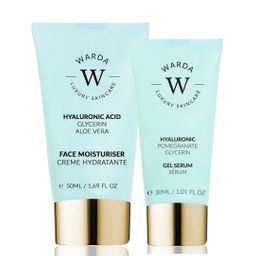 Warda skincare Hyaluron Tagescreme & Gel Serum Set