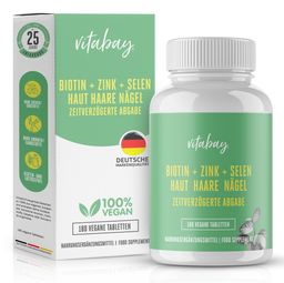 Vitabay Biotin 10 mg Depot + Selen 110 mcg + Zink 10 mg