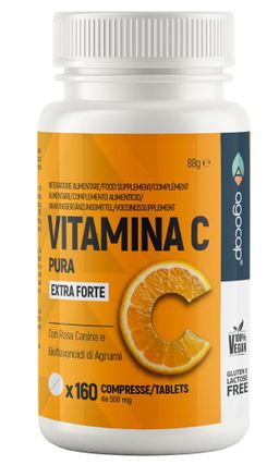 Vitamin C 1000mg täglich Komplex – mit Bioflavonoiden aus Zitrusfrüchten & Hagebutte für Immunsystem