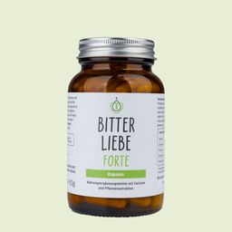 BitterLiebe Forte - Bittertropfen als Kapsel - mit hochwertigen Bitterkräutern & Bitterstoffen