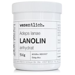 wesentlich. Lanolin