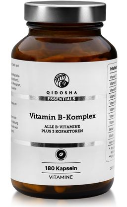 QIDOSHA Vitamin B Komplex bioaktiv mit Kofaktoren
