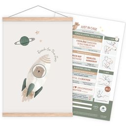 littleplan® littlewho Rocket  Poster