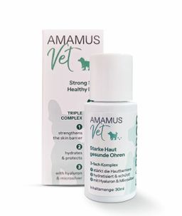 AMAMUS Vet EARDROPs – Sanfte & Effektive Ohrpflege für Hunde & Katze