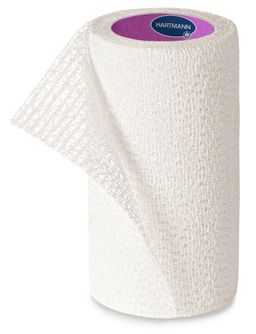 HARTMANN Peha-haft kohäsive Fixierbinde weiß 4 m x 8 cm