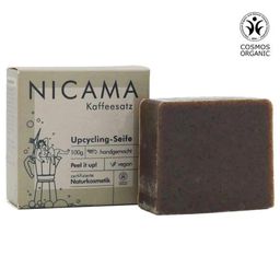 NICAMA Upcyclingseife mit Peelingeffekt Kaffeesatz