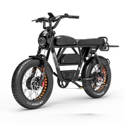 LANKELEISI X-Black Knight Elektrofahrrad mit 48V 45Ah Akku
