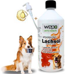 WEPO Lachsöl - Hunde Fischöl - Frisch produziert!