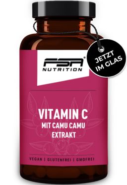 FSA NUTRITION Vitamin C mit CamuCamu Extrakt 60 Kapseln im Glas