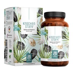 800 mg Calcium Vitamin C Knochen Calciumcarbonat 120 vegane Kapseln Knochenstark NATURTREU®